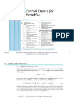 Variable Control Charts