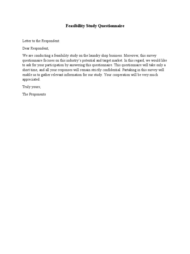 Questionnaire PDF Questionnaire Laundry