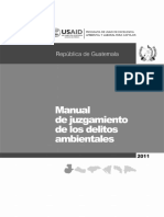 Manual de Juzgamiento de Los Delitos Ambientales Guatemala