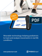 Wearable Technology Helping Podiatrists To Track and Analyze Movements in Real Life Conditions