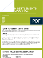 Human Settlements Module-4