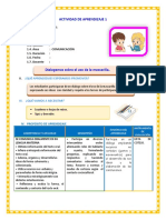 D1 A2 SESIÓN Dialogamos Sobre El Uso de La Mascarilla.