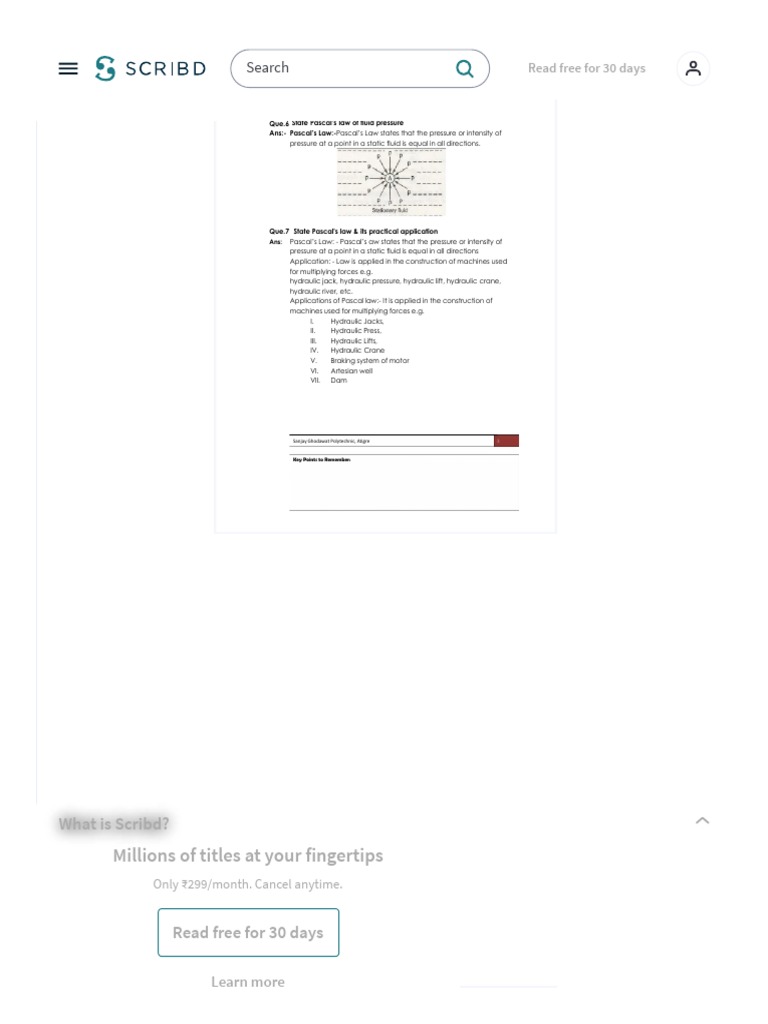 Hydraulics Pdf Pressure Fluid Dynamics Pdf Pressure