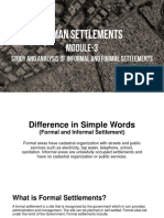 Formal vs Informal Settlements