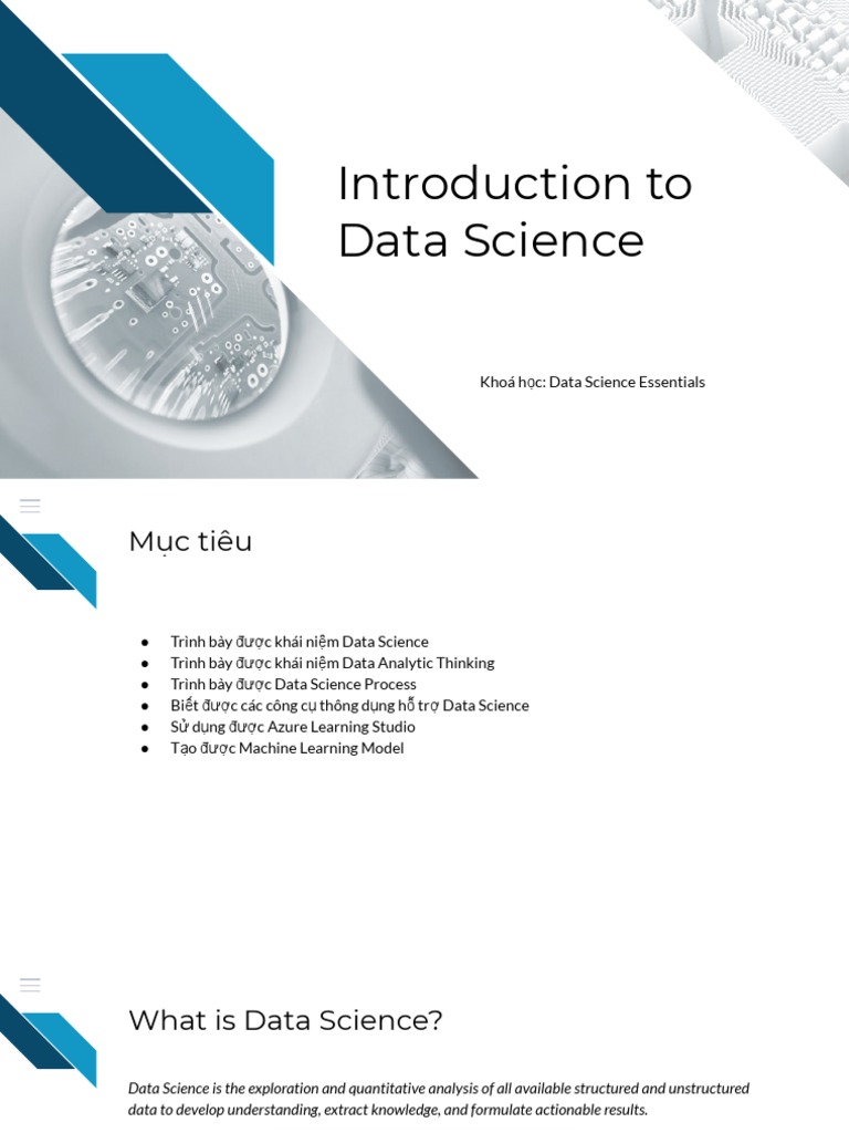 (DSE) - Introduction To Data Science | PDF
