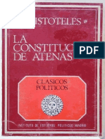 Aristóteles - Ἀθηναίων πολιτεία ♦ La constitución de Atenas (ed. Antonio Tovar)