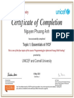 IYCF - Certificate Essentials of IYCF