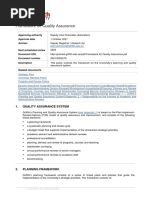 Framework For Quality Assurance