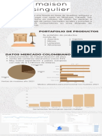 Infografia de Matriz Dofa Empresarial Moderno Amarillo y Gris