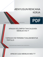 Penyusunan Rencana Kerja