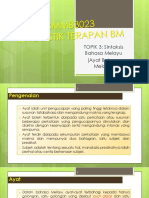 Topik 3 Sintaksis BM Ayat Bahasa Melayu