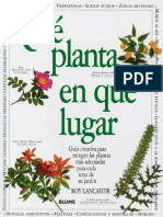 Jardineria Que Planta en Que Luga