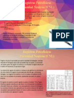 Registro de porosidad neutrón mide densidad de hidrógeno