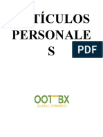 Artículos Personales