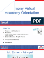 Harmony Virtual Academy Oriantation