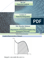 ME 261 (Lecture-3, Numerical Integration)