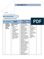 3° Grado - Actividad Del Dia 24 de Agosto