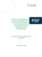 Rapport de Mission Mission de Cadrage EUEI PDF - Madagascar - Version Web