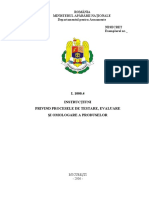 I. 1000.4 Instrucţiuni Privind Procesele de Testare, Evaluare Şi Omologare A Produselor