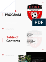 Futsal Program Presentation