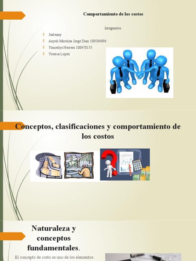 Comportamiento de los Costos en Contabilidad | PDF | Análisis de ...