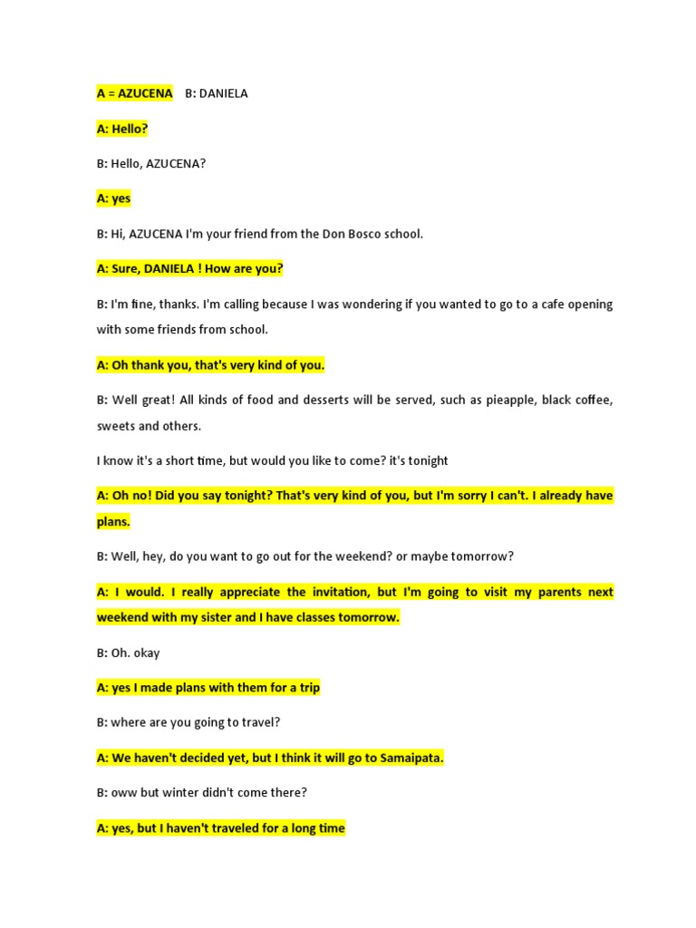 Conversation | PDF