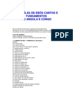 Fundamentos Do Angola e Congo Ebã S Cantos 1