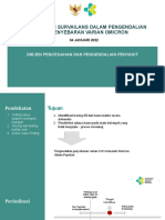 Strategi Survailans Dalam Pengendalian Penyebaran Varian Omicron C19