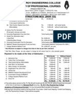 Fee Structure Bca