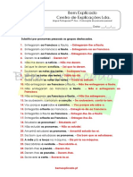 2.6 - Ficha de Trabalho - Colocação Do Pronome Pessoal (1) - Soluções