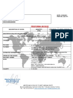 Ethiopia Proforma Invoice