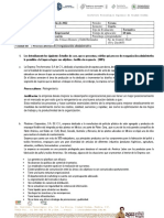 Estudio de Caso de Diseño Organizacional de Los Procesos Alternos de Reorganización Administrativa