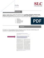 How To Read A Research Article