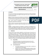 Project Document & Record Control Procedure - 1