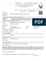 Parte No. 28/09/2022 Fecha y Hora de Impresión: 15:30