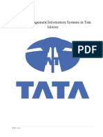 Management Information System Tata-Motors CIA