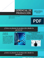 Plan Gerencial de Producción