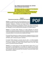 Reglamento Del Consejo Politico Nacional-2020