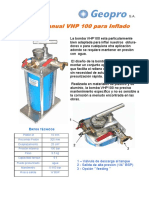 Bomba Manual para Inflado VHP100