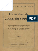 Elementos de Zoologia e Higiene (1936), Humberto Vivanco Mora