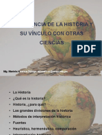 Importancia de la historia y su vínculo con otras ciencias