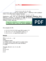 18. Progressão Aritmética (Apresentação) (Artigo) Autor Educacional