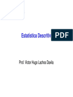 18. Estatística Descritiva (Apresentação) Autor Victor Hugo Lachos Davila