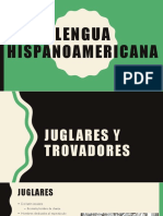 3. Lengua hispanoamericana