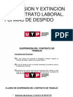 s12.s1 Suspension y Extincion Del Contrato Laboral. Formas de Despido