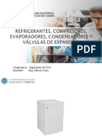 4 Refrigerantes, Compresores, Evaporadores, Condensadores y Válvulas de Expansión