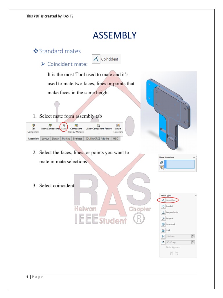 Assembly PDF | PDF | Gear | Mechanical Engineering