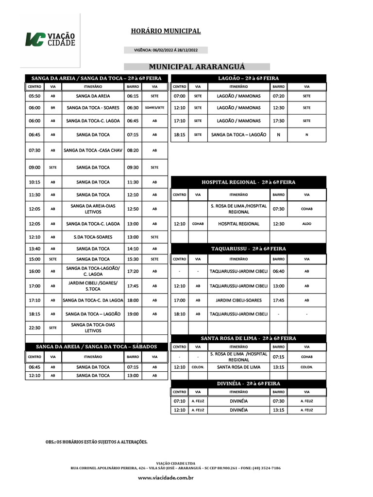 Horario De Onibus 3212