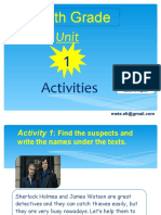Sinif 1. Unite Appearance and Personality Activities by Mete - Elt