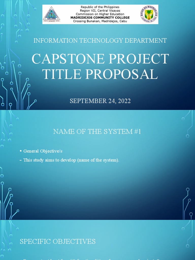 Capstone Project Title Proposal PDF